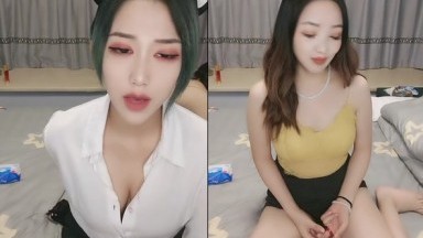 顶级女神跟两个好姐妹一起大秀伺候胖大哥，全程露脸揉捏骚奶子自慰